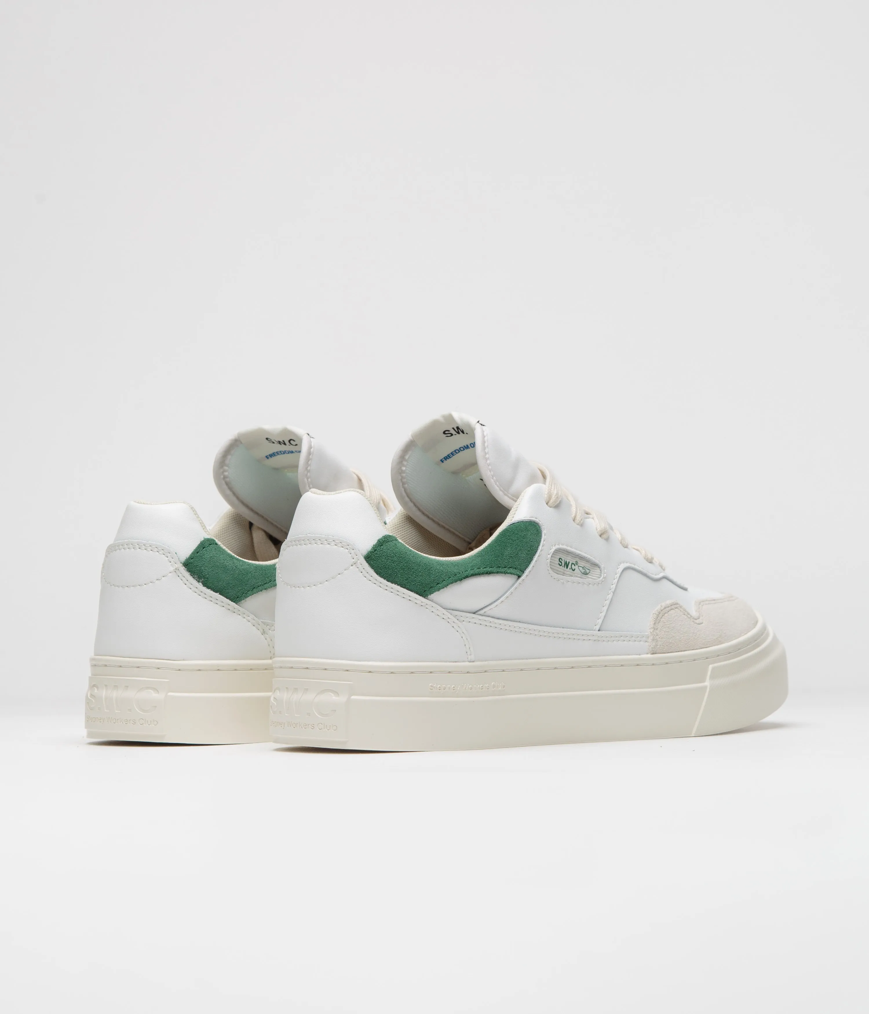 Stepney Workers Club Pearl Shoes - White / Green