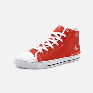 STILE CAPO QUEEN RED/WHT BB High Top Canvas Shoes