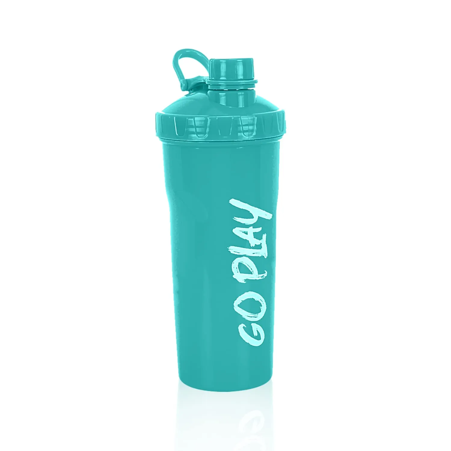 STRAUSS Aqua Shaker Bottle | 100% BPA- Free | Leakproof Shaker for Protein Shake |Ideal Pre-Post Workout Shake|Blender Bottle for Smoothies & Shakes | Ideal for Both Men and Women | 700ml,(Aqua Green)