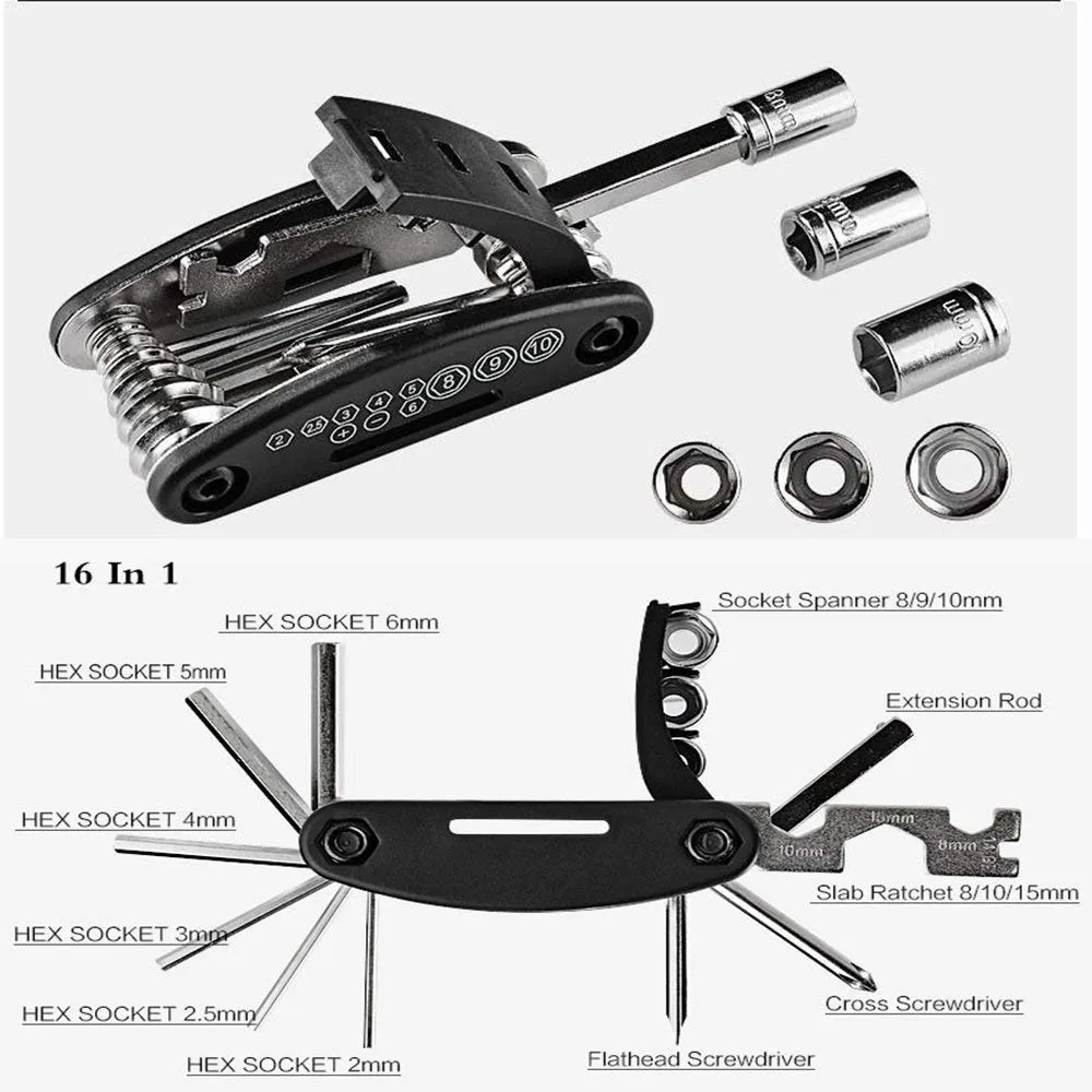 Strauss Bicycle Solar Tail Light and Bicyle Repair Toolkit