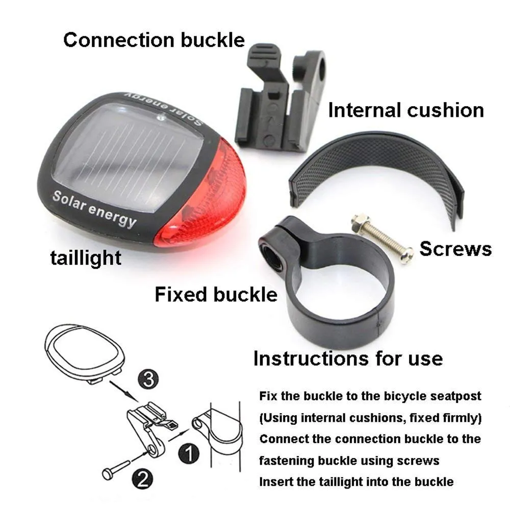 Strauss Bicycle Solar Tail Light and Bicyle Repair Toolkit