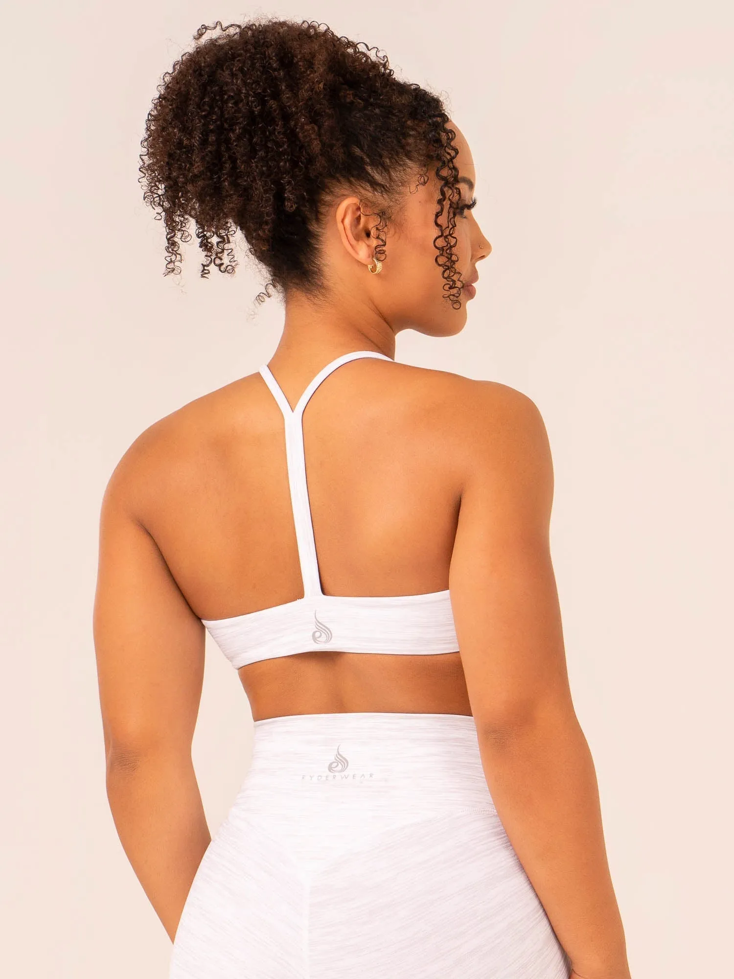 Tempo Sports Bra - Snow Grey Marl