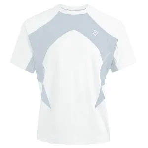 Terence Technical Tee - White/Silver