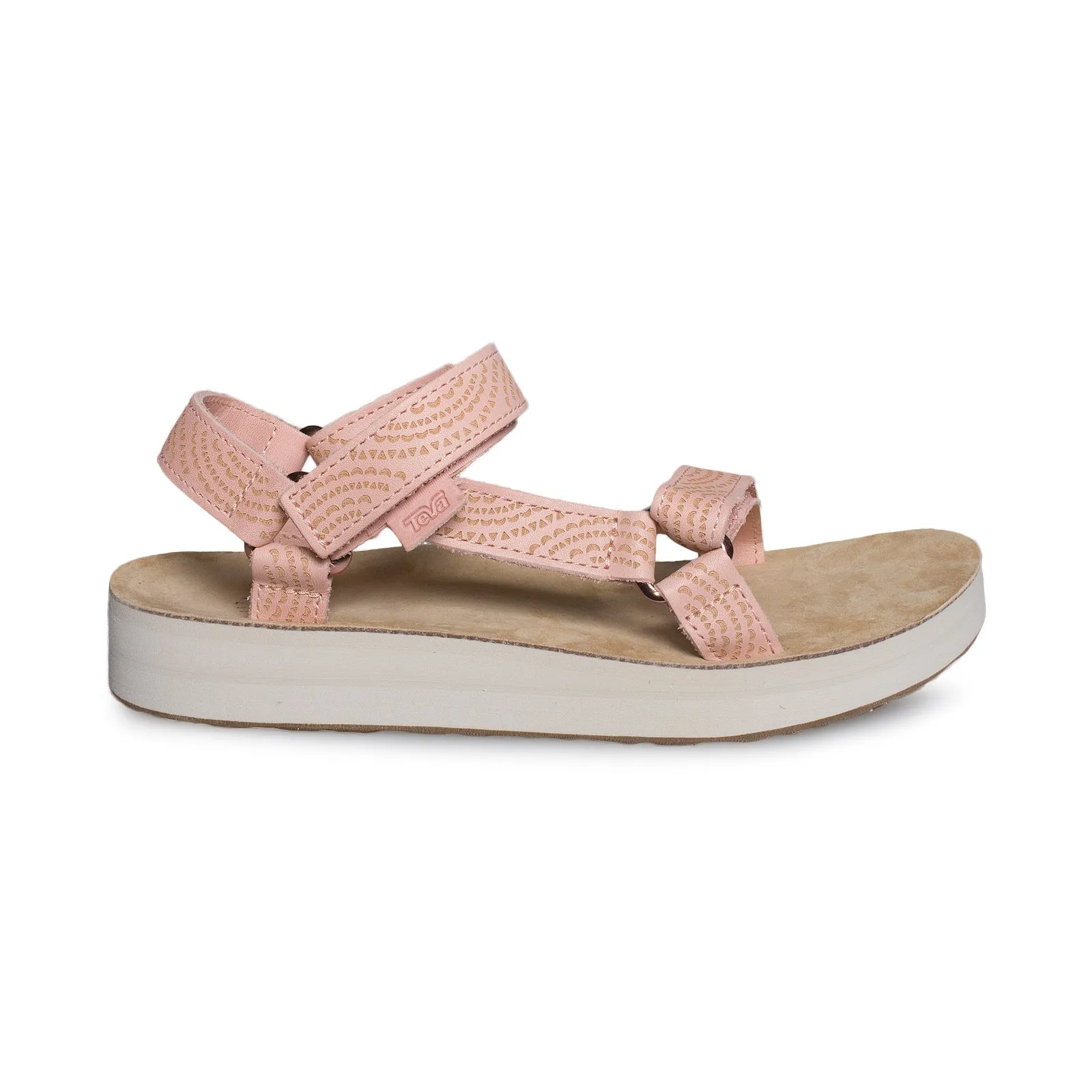 TEVA Midform Universal Geometric Tropical Peach Sandals - Women's