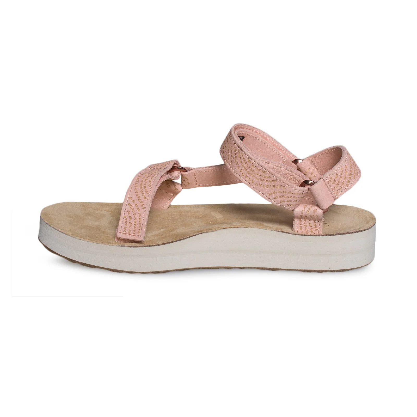 TEVA Midform Universal Geometric Tropical Peach Sandals - Women's