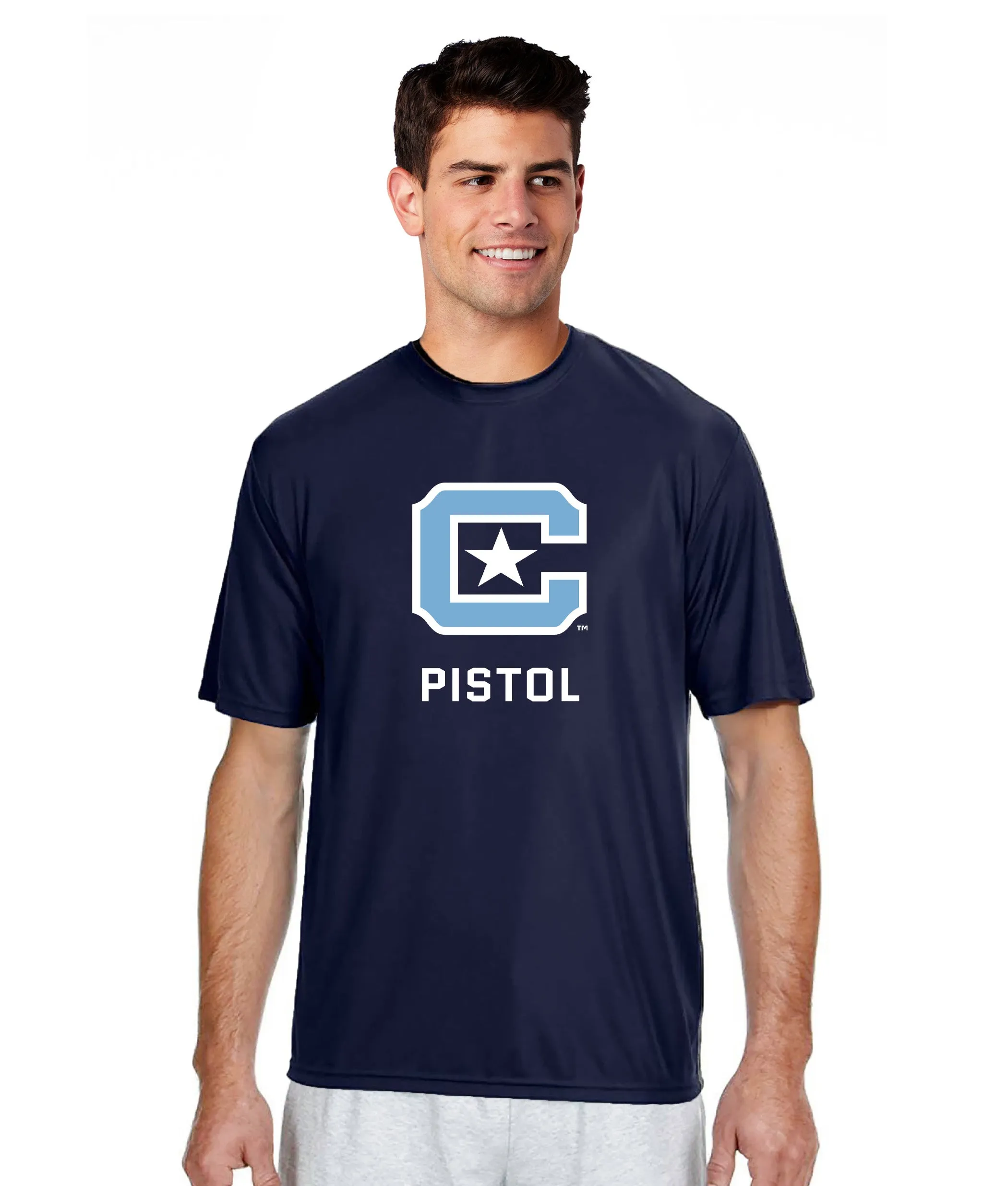 The Citadel, Club Sports - Pistol, A4 Men's Cooling Performance T-Shirt