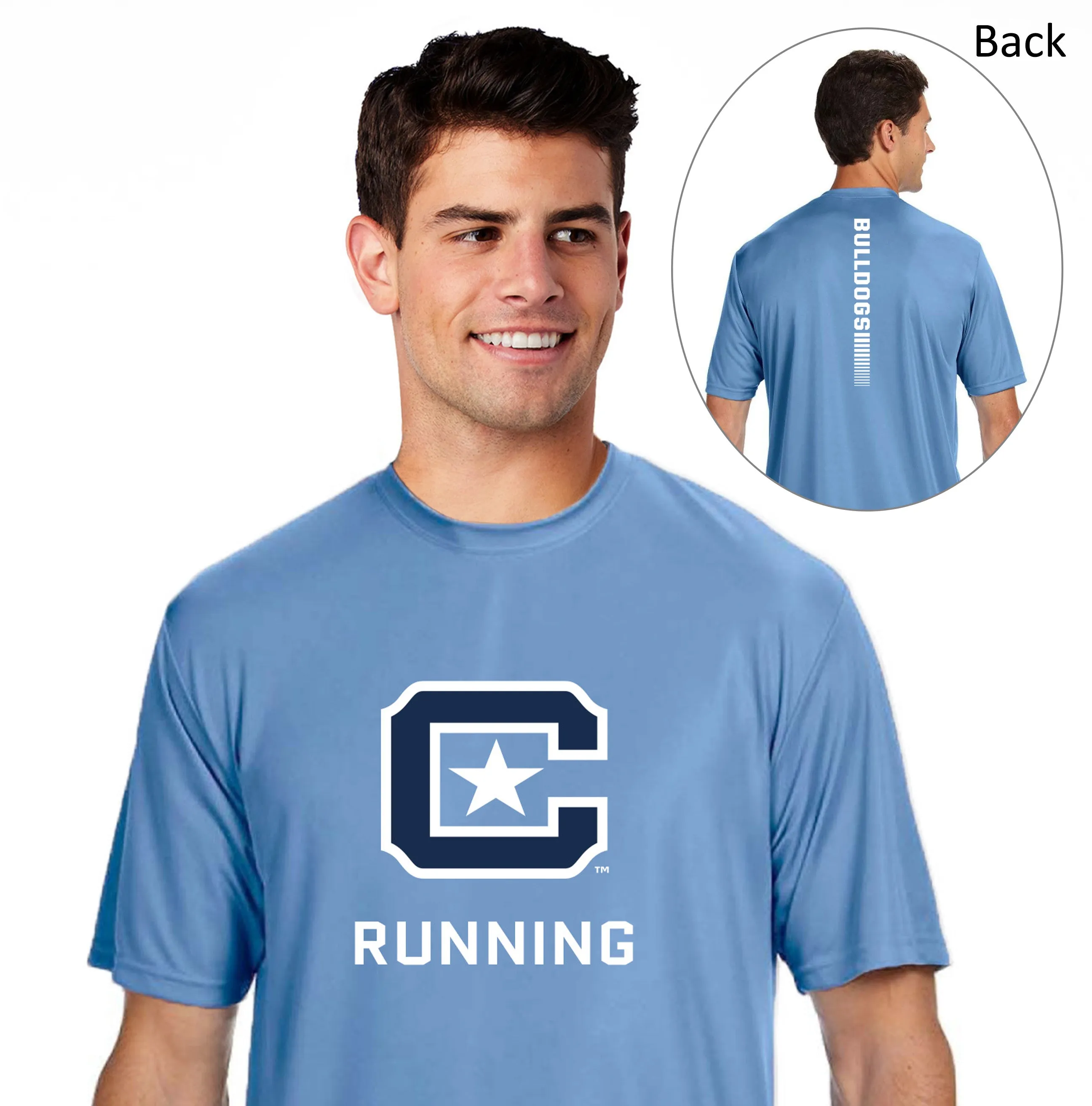 The Citadel, Club Sports - Running,  A4 Men's Cooling Performance T-Shirt