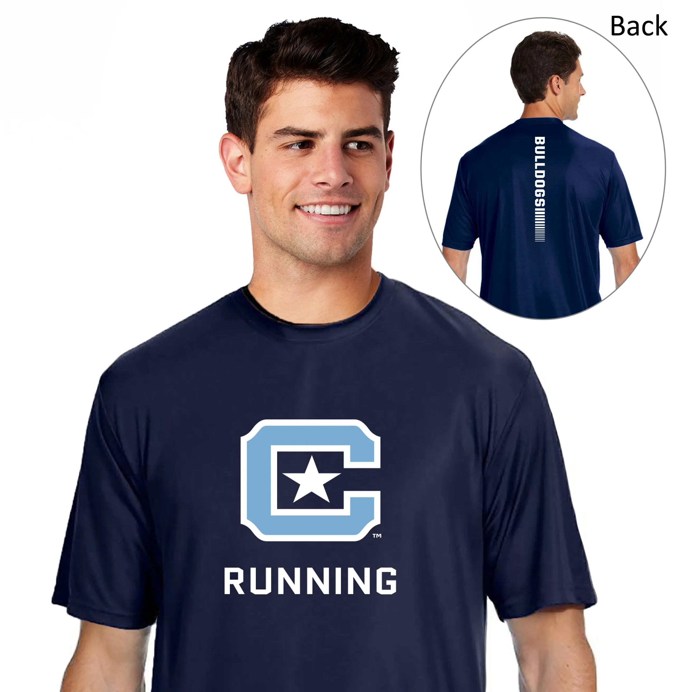 The Citadel, Club Sports - Running,  A4 Men's Cooling Performance T-Shirt