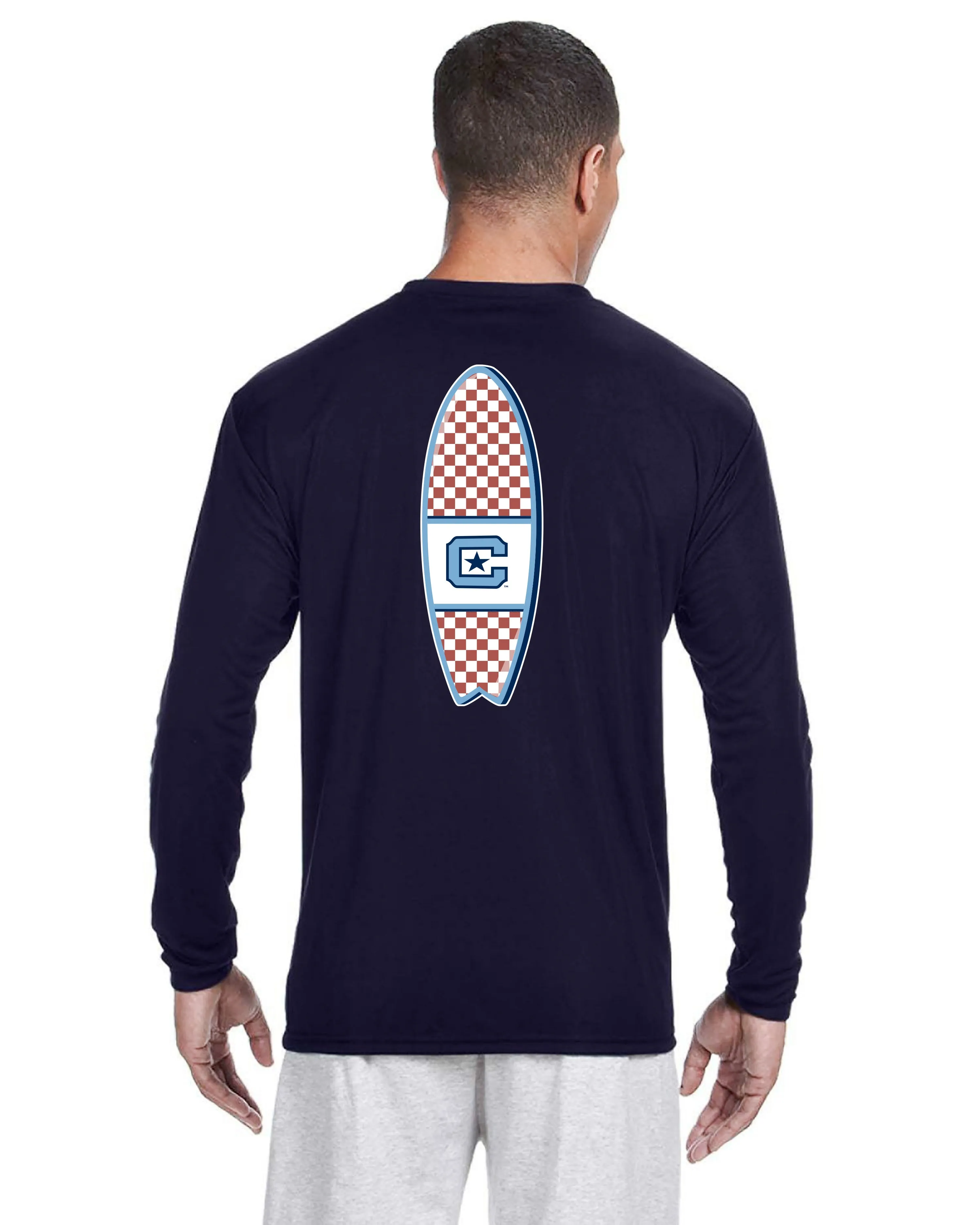 The Citadel, Club Sports - Surfing Team, A4 Cooling Performance Long Sleeve Tee Shirt