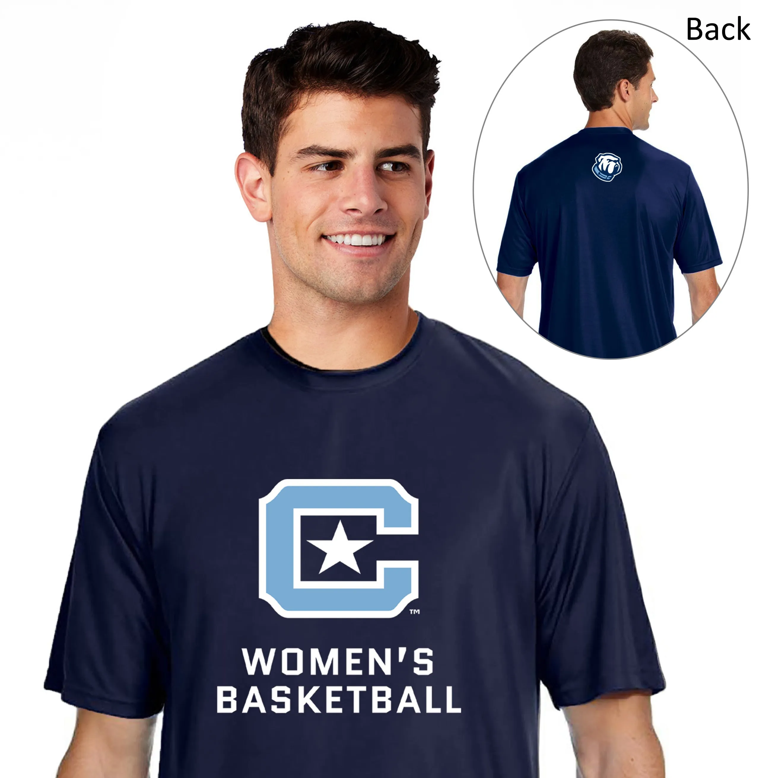 The Citadel, Club Sports - Women's Basketball,  A4 Men's Cooling Performance T-Shirt