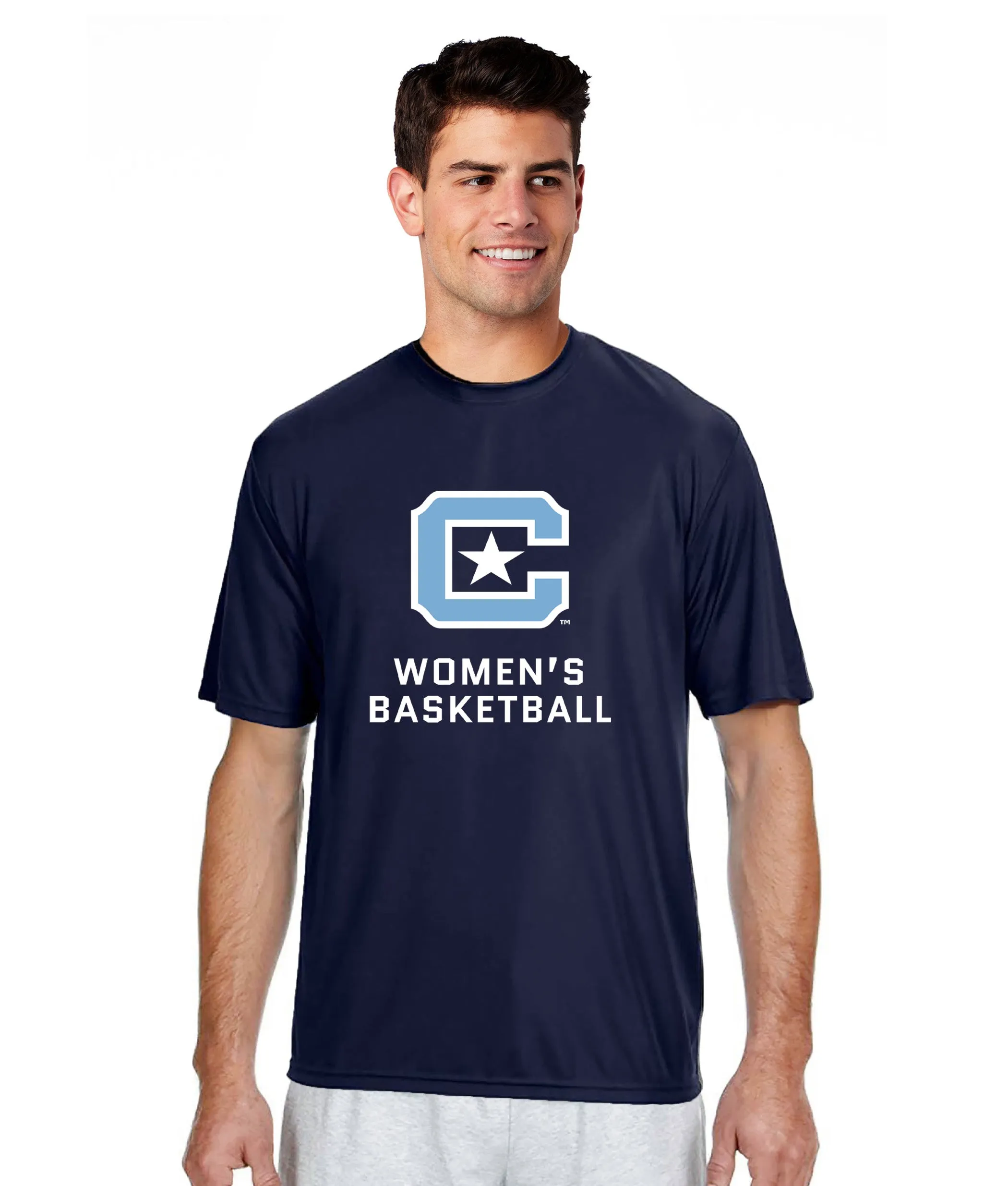 The Citadel, Club Sports - Women's Basketball,  A4 Men's Cooling Performance T-Shirt