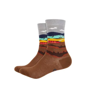 The Simple Life Printed Crew Length Socks