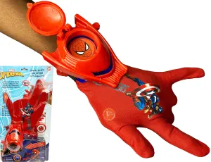 The Yogis Captain America Gloves with Disc Launcher Web Shooter Spiderman Action Figure Super Hero Disc Launcher Single Hand Glove Toy Set for kids