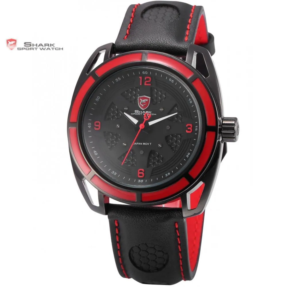 THRESHER Shark Sport Watch Red SW 472