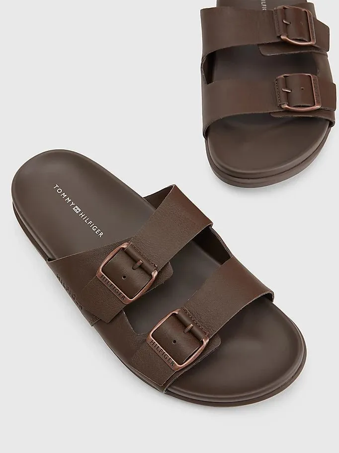 Tommy Hilfiger Elevated Leather Sandal