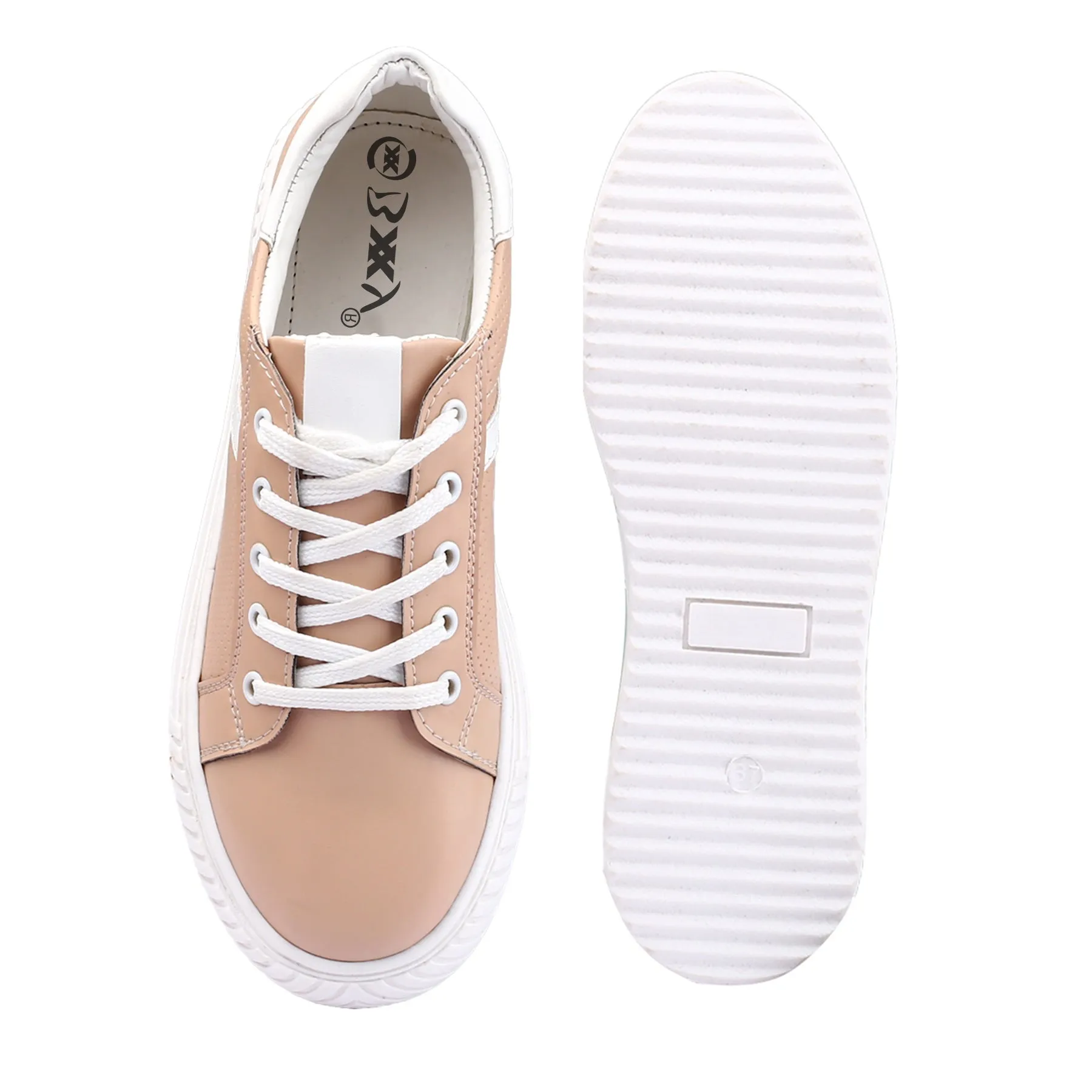 Trendy Women's New Casual Sneaker Lace up Shoes