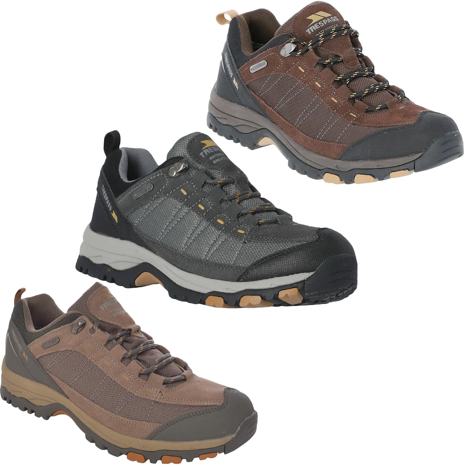 Trespass Mens Scarp Waterproof Walking Shoes