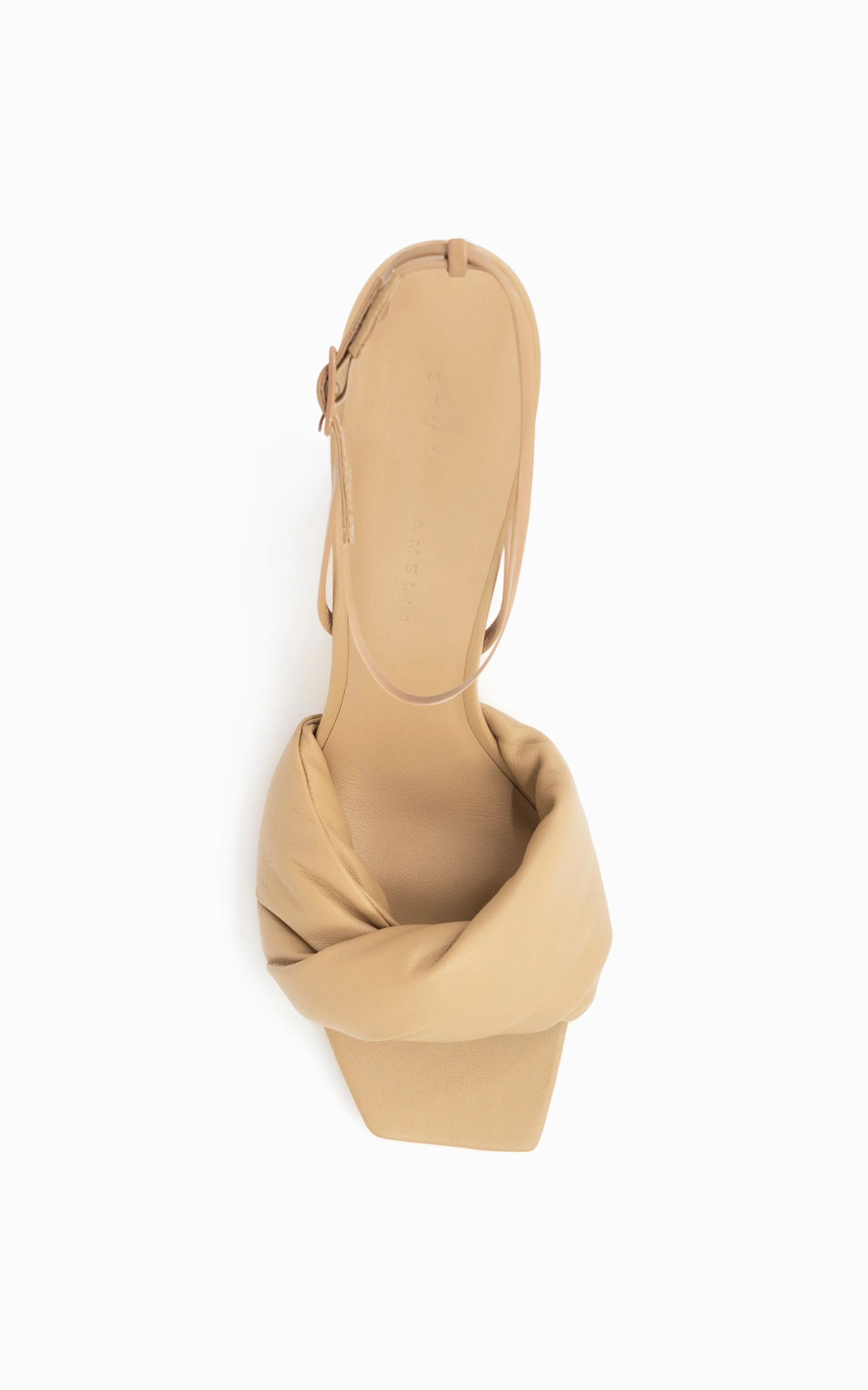 Twisted 90 Heel | Beige