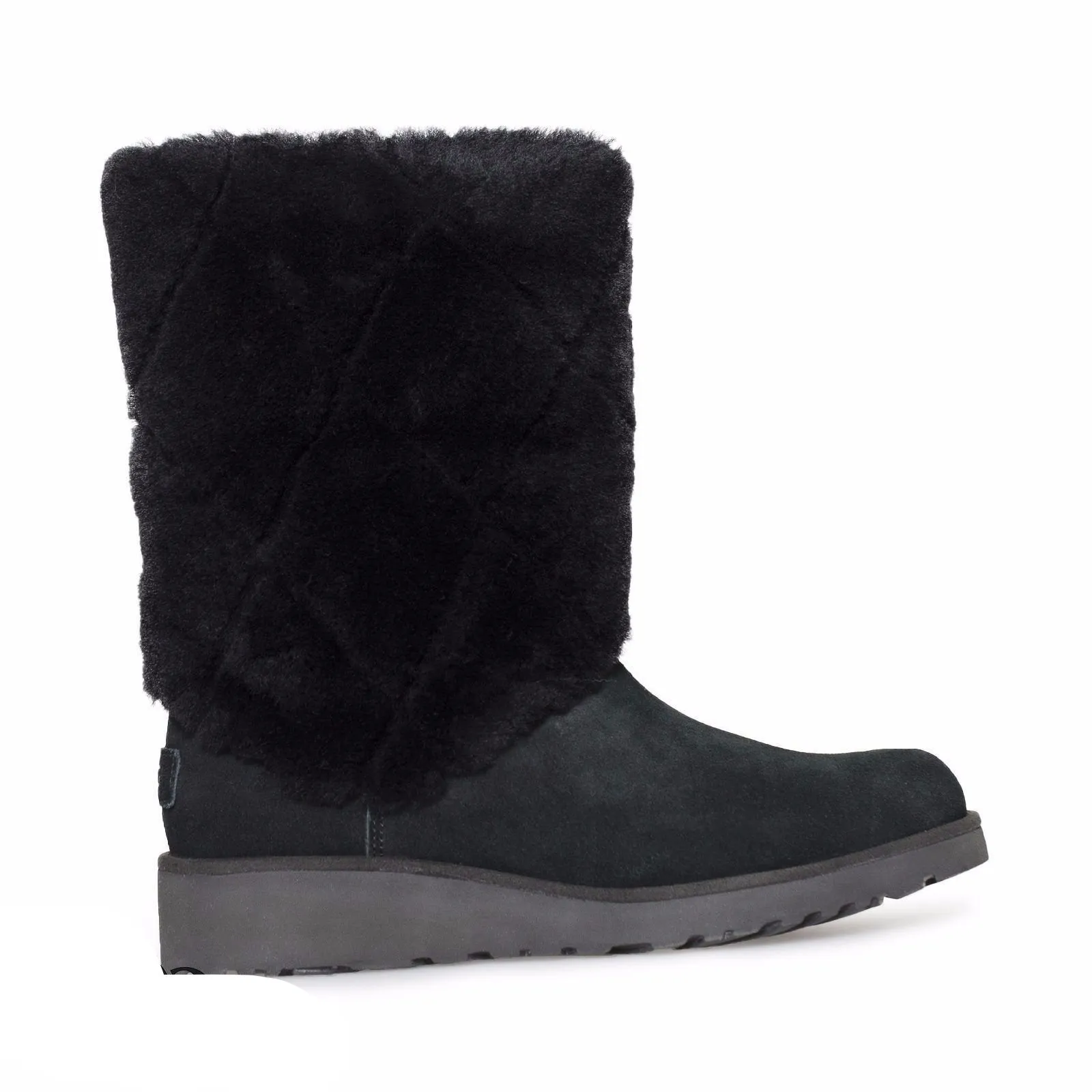 UGG Ariella Luxe Diamond Black Boots