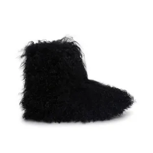 UGG Fluff Momma Mongolian Black Boots