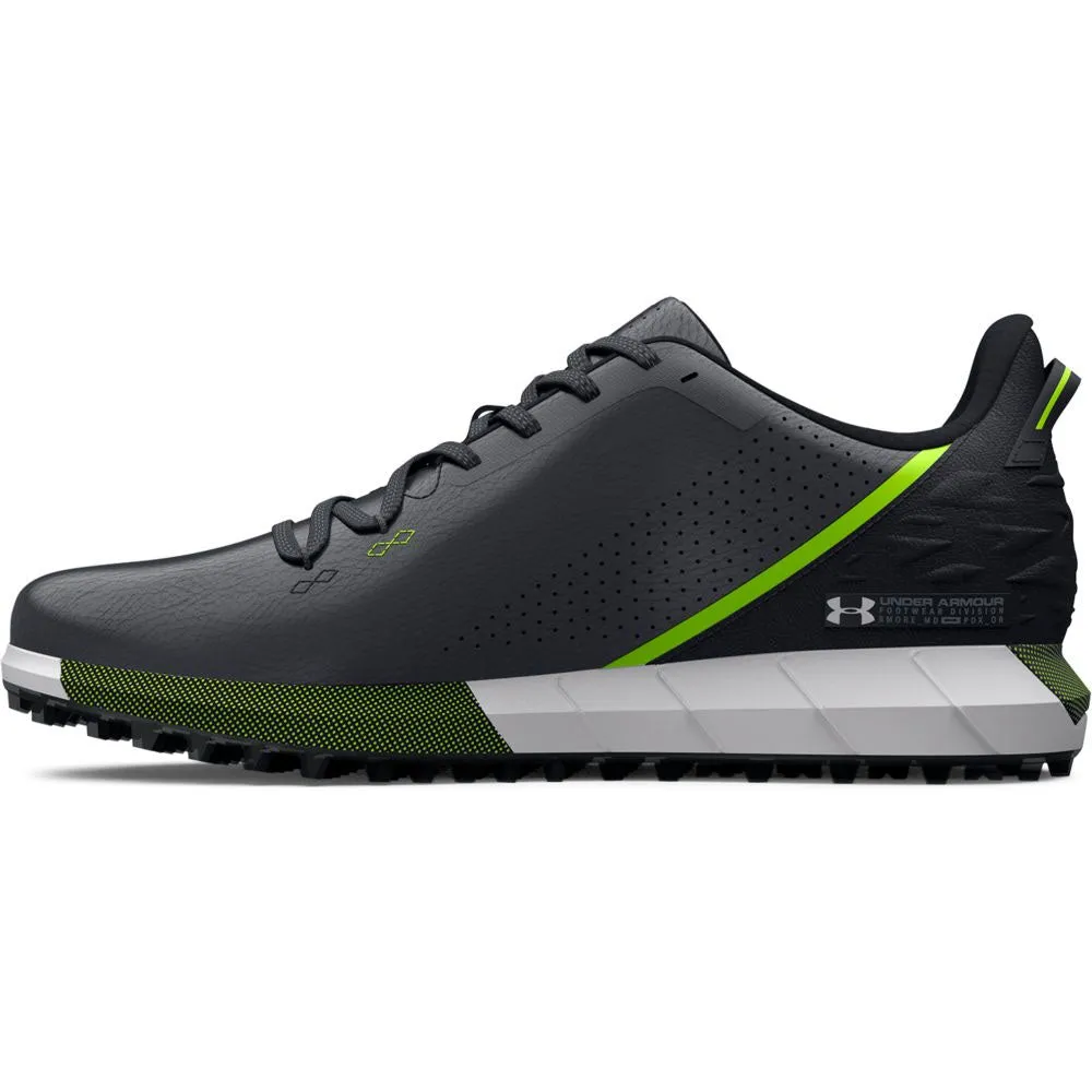 Under Armour HOVR Drive Wide Fit Spikeless Waterproof Shoes - Black/Halo Grey