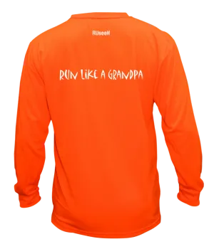 Unisex Reflective Long Sleeve - Run Like a Grandpa