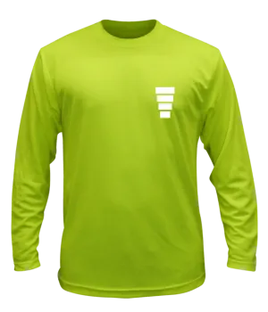 Unisex Reflective Long Sleeve Shirt - Block - Overstocks