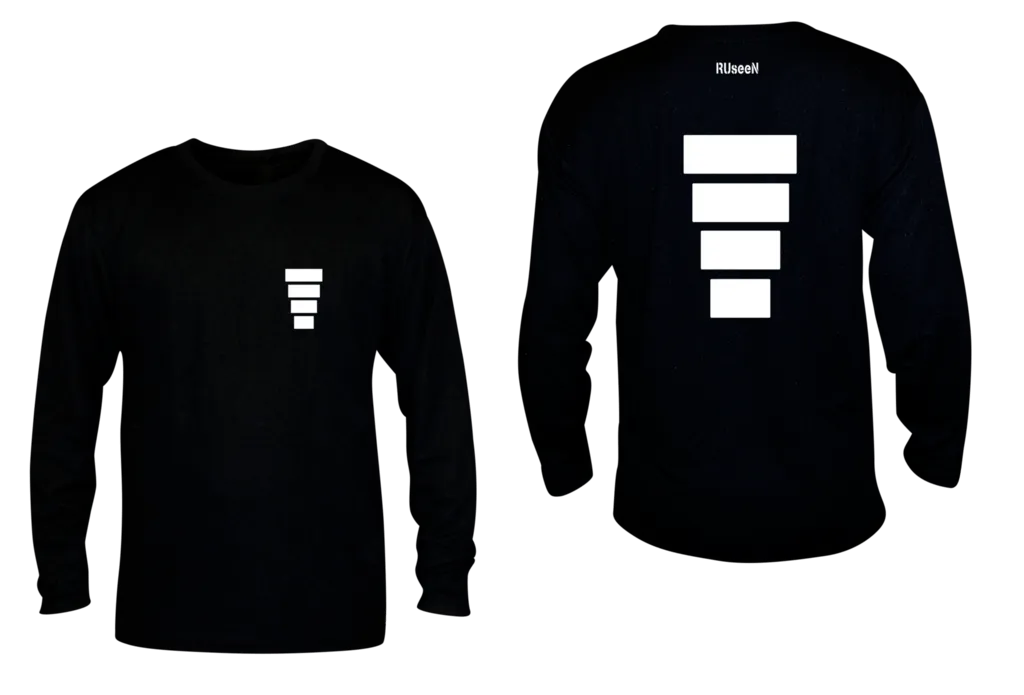 Unisex Reflective Long Sleeve Shirt - Block