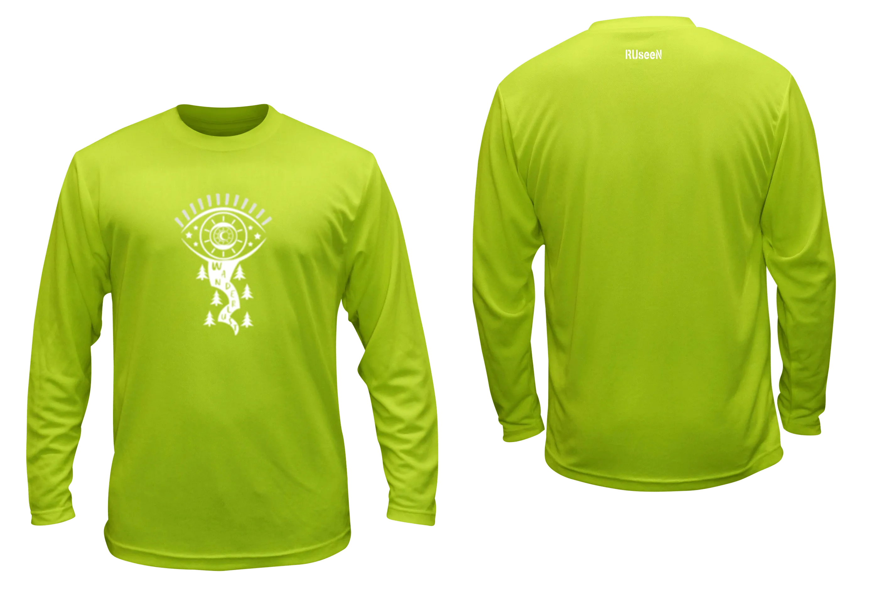 Unisex Reflective Long Sleeve Shirt - Wanderlust