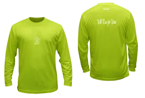 Unisex Reflective Long Sleeve Shirt - Will Run for Wine - Overstocks