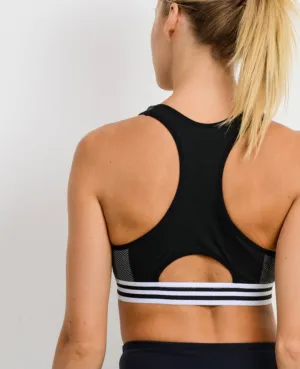 Varsity Stripe Racerback Sports Bra