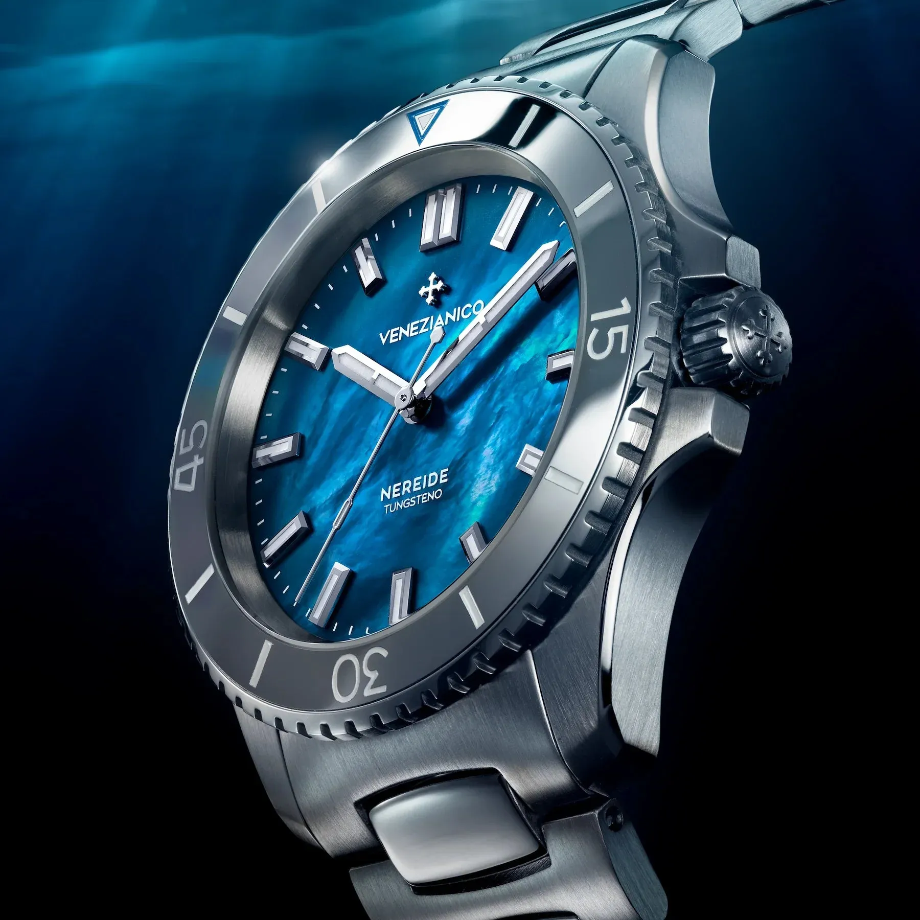 Venezianico Nereide Tungsteno Men's Blue Watch 3121541C