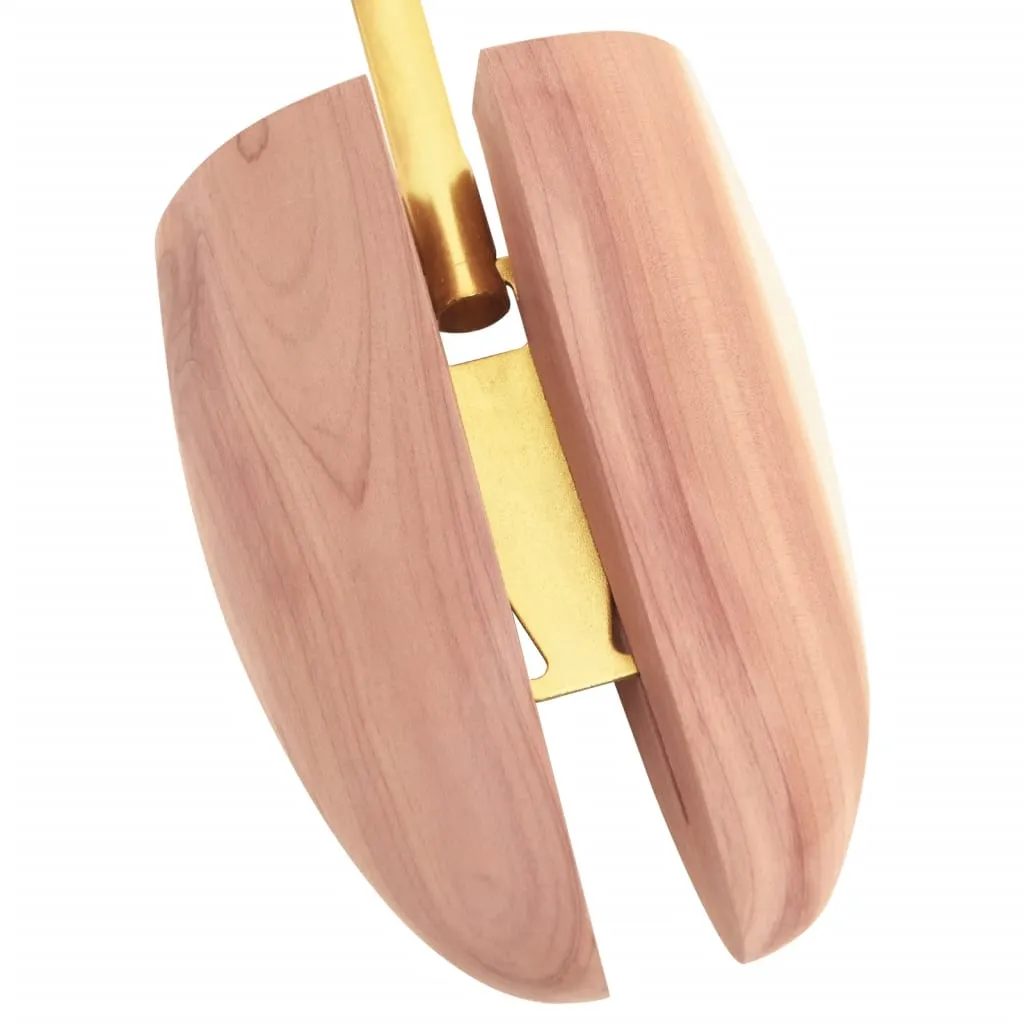 vidaXL Shoe Stretcher with Shoe Horn EU 39-41.5 Solid Wood Cedar