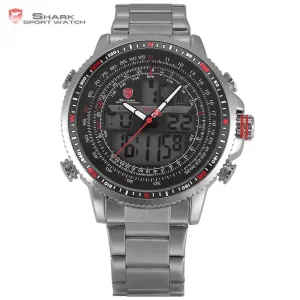 WINGHEAD SHARK Sport Watch Nickel/Black/Red  SW 325