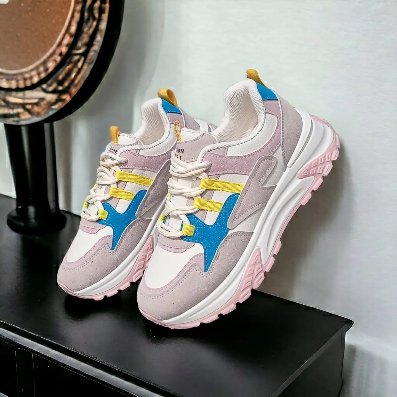 WOMAN'S SHOES LIGHT PINK CHUNK GS16