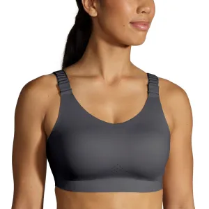 Women's Brooks Convertible Sports Bra in Asphalt