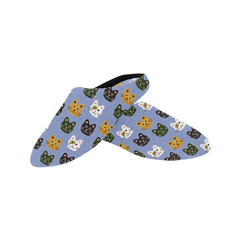 Women's Cat Lover Slippers Blue