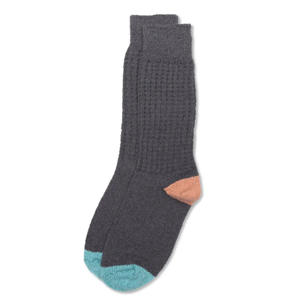 Women's Cotton Waffle Knit Socks