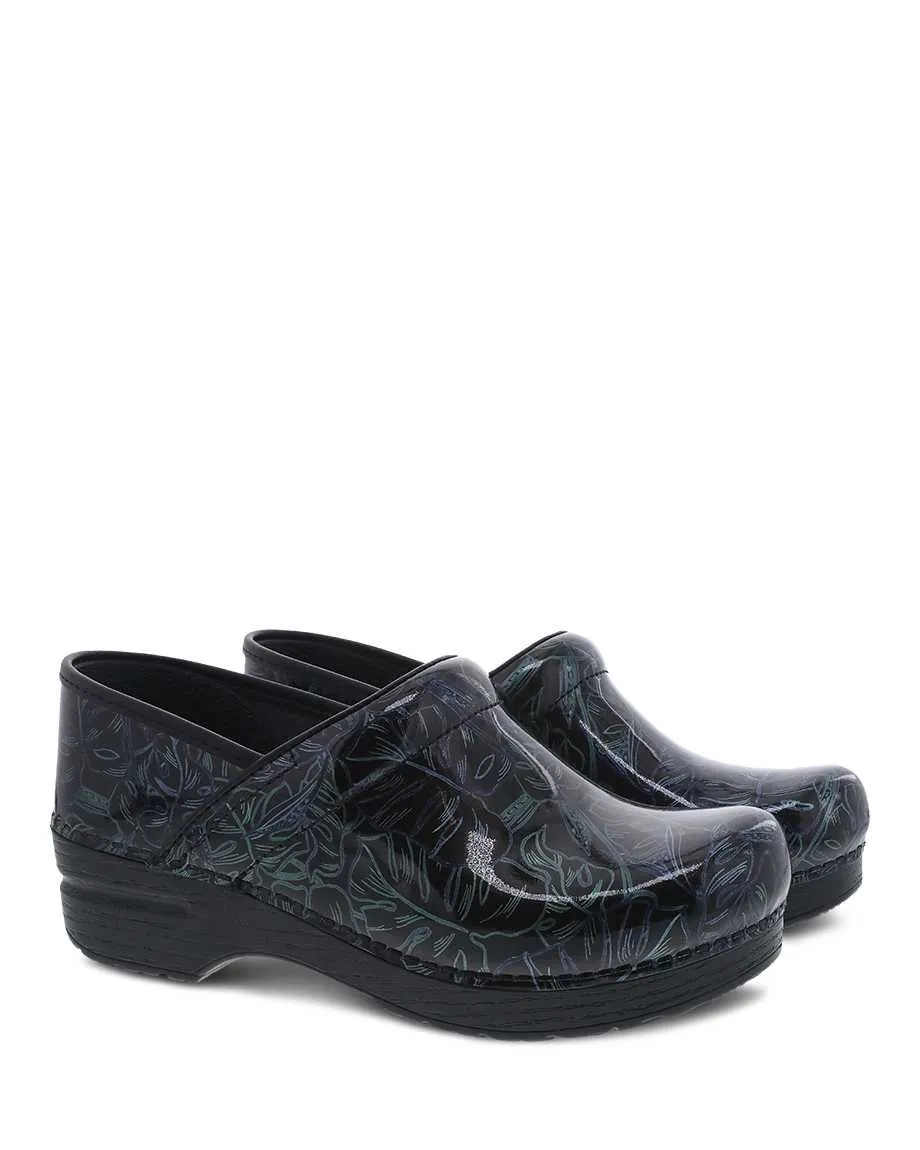 Women's Dansko Professional Clog Color: Tropical Leaf Patent