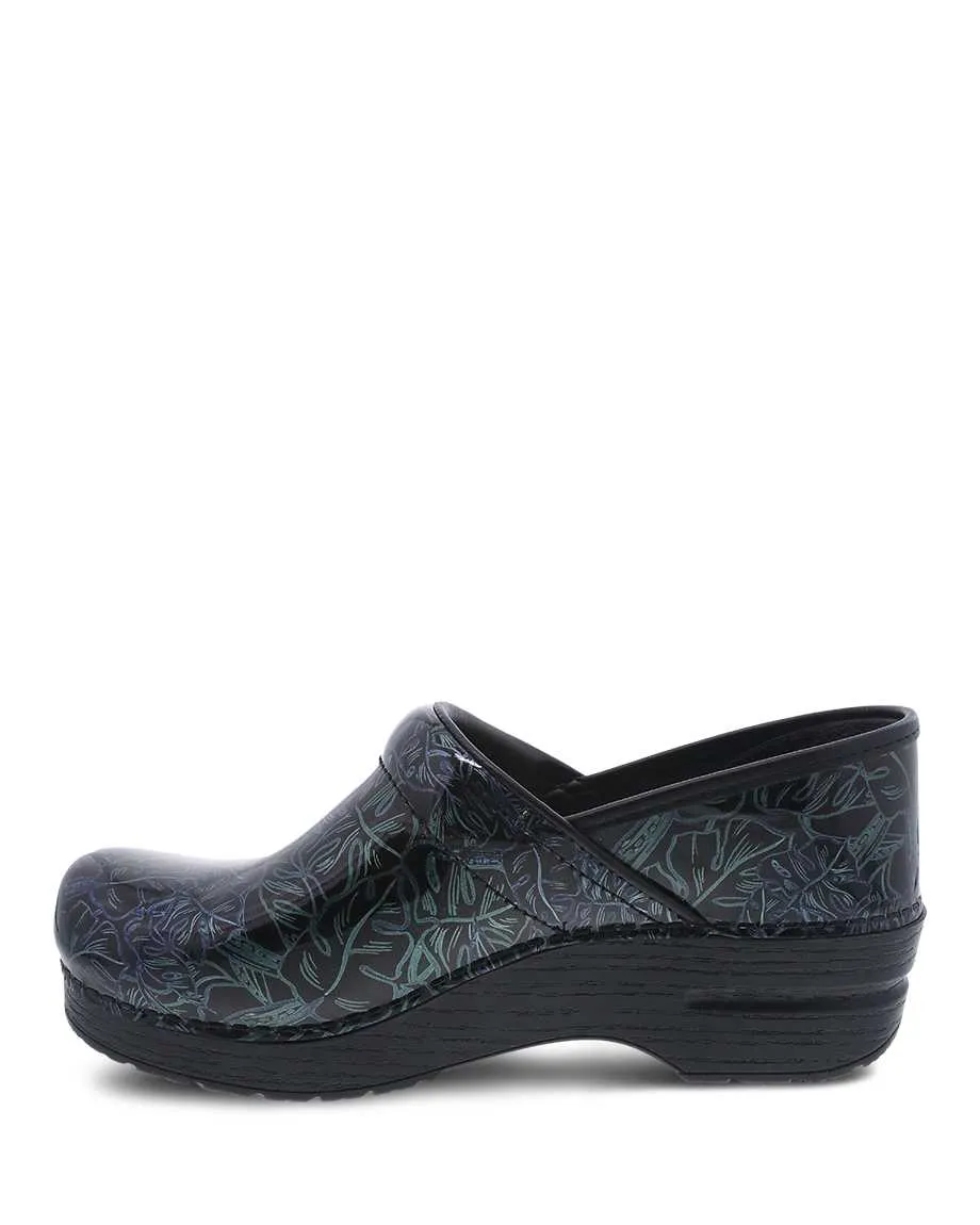 Women's Dansko Professional Clog Color: Tropical Leaf Patent