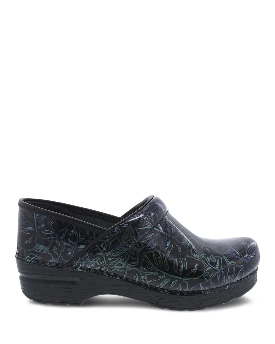 Women's Dansko Professional Clog Color: Tropical Leaf Patent