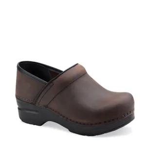 Women's Dansko  Professional Color: Antique Brown (NARROW WIDTH)