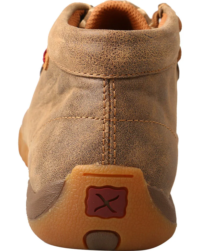 Women's Twisted X Tan Diamond Embroidered Driving Moc