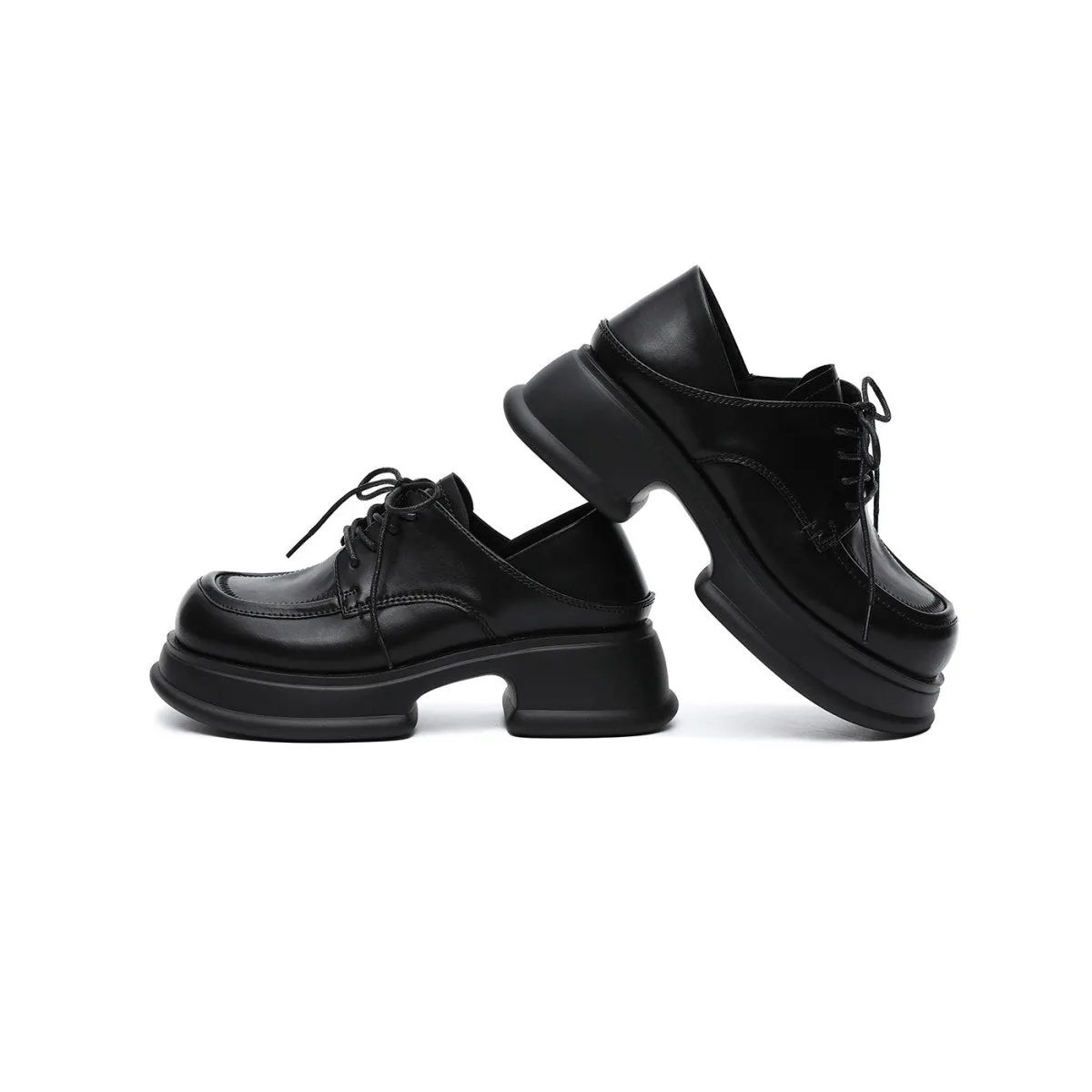 Work Platform Heeled Lace Ups